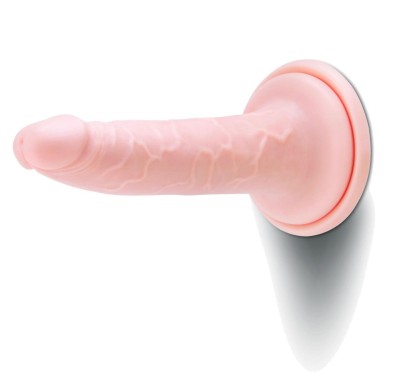 Gruby żylasty penis realistyczny przyssawka 18 cm